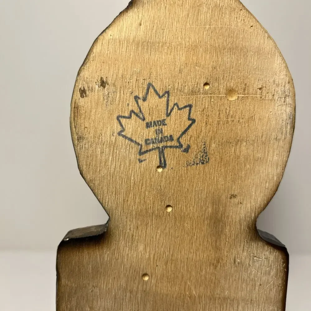 Vintage Wooden Wall Sconce Farmhouse Aesthetic Decor 12 X 4 Made In Canada